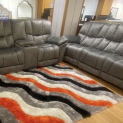 Barcelona, Two-Piece Sofa, Loveseat, Reclining Living Room Room