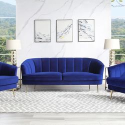 New 3 Piece Mcm Couch Set / Free Delivery 