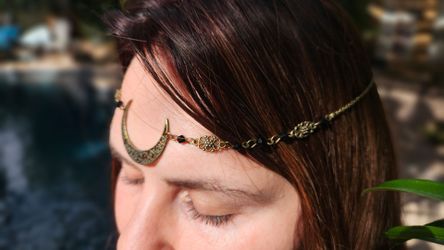 Halloween Accessory Bundle (head piece, nail, necklace)