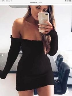 Off-Shoulder Knitted Sweater Dress | Sexy Bodycon Club Dress for Women, Fall-Winter Collection
