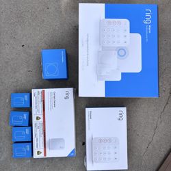 Ring Home Alarm Kit With Sensors And Motion Detector