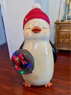 Light Up Christmas Penguin Decoration