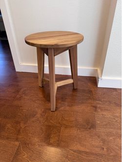 Acacia Wood Accent Stool
