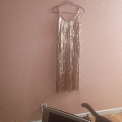 Rose Gold Dress  Size L