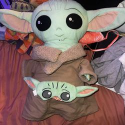 The Mandalorian Baby Yoda Kids Bedding Plush Pillow Buddy And Face Mask 