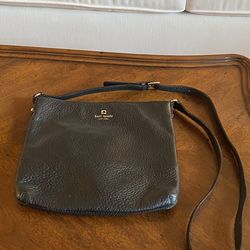 Kate Spade New York Southport Avenue Cora black pebbled leather crossbody bag with dust bag - USED