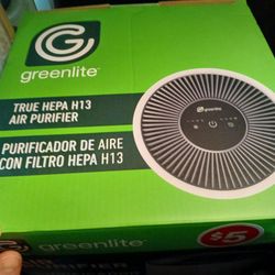 Brand New In Box Large Capacity 158 Sq ft Hepa 13 Air Purifier with 3 speeds and 4 time settings. Comes with filter and lasts 6 months per filter. do