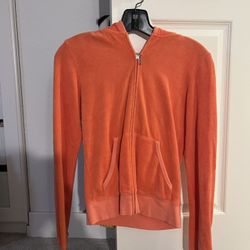 Orange Juicy Couture Velvet Jacket