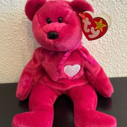 Original Rare Vintage TY Valentina Beanie Baby WITH 4 ERRORS -1998 Date of Birth