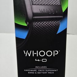 WHOOP 4.0 health and fitness activity tracker. 