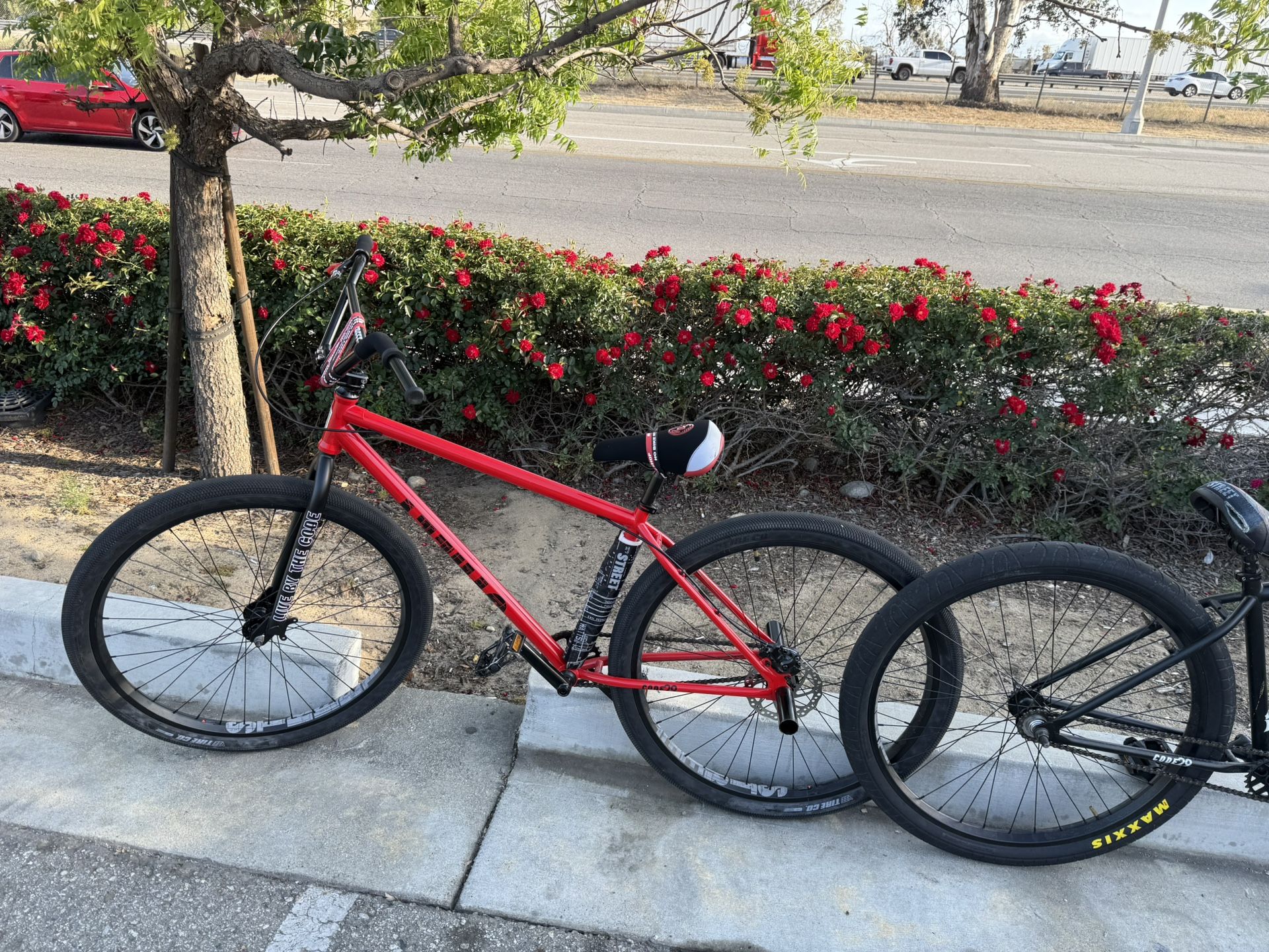 29er Street Co Live By The Code Bike 650 Take It Off Of Me Brand New Brakes Maxxies Tires And New Ride Out Supply Seat With Slanted Seat