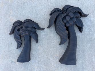 Palm Trees Outdoor Garden Patio Backyard Art Decor