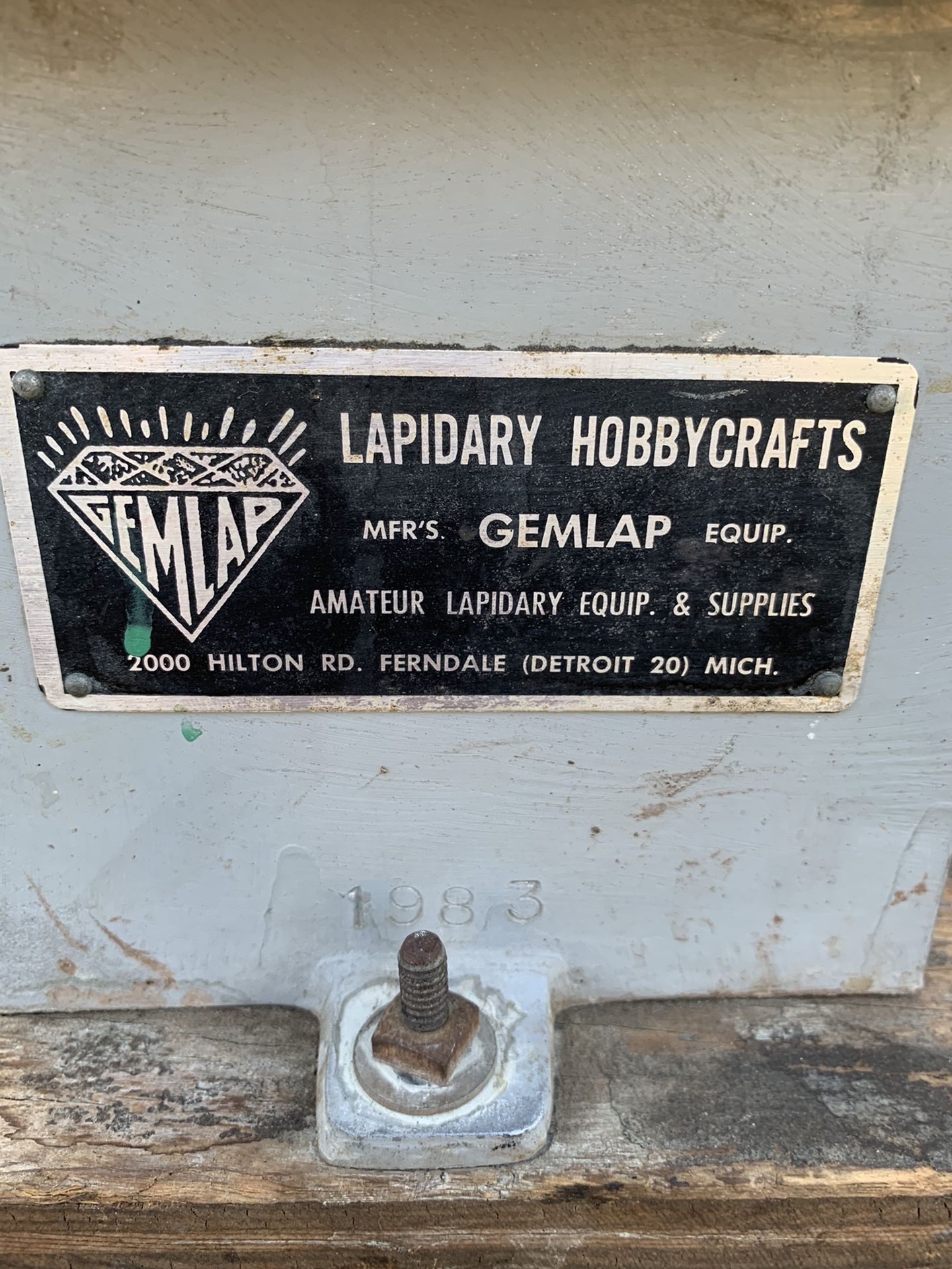Gemlap lapidary hobbycrafts 10”trim saw