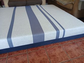 Eastern King Gel Memory Foam  Serta  Great Great Condition  1