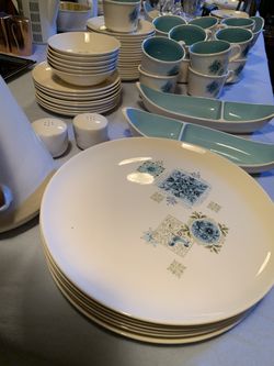 Midcentury Modern Dinnerware Set Of 58 Plates Mugs Bowls More
