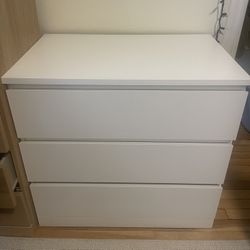 3-Drawer Dresser - White STORKLINTA