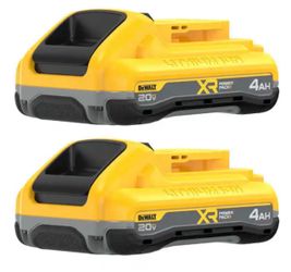 20V MAX XR Lithium-Ion 4.0 Ah Battery Packs (2-Pack)