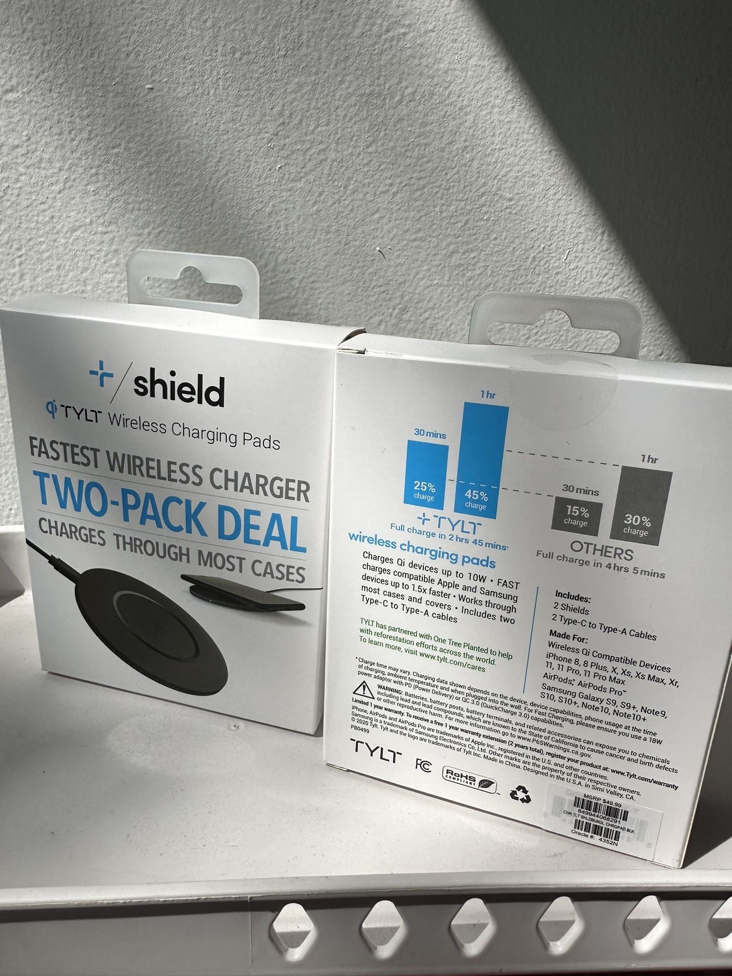 2 Pack Wireless Charger