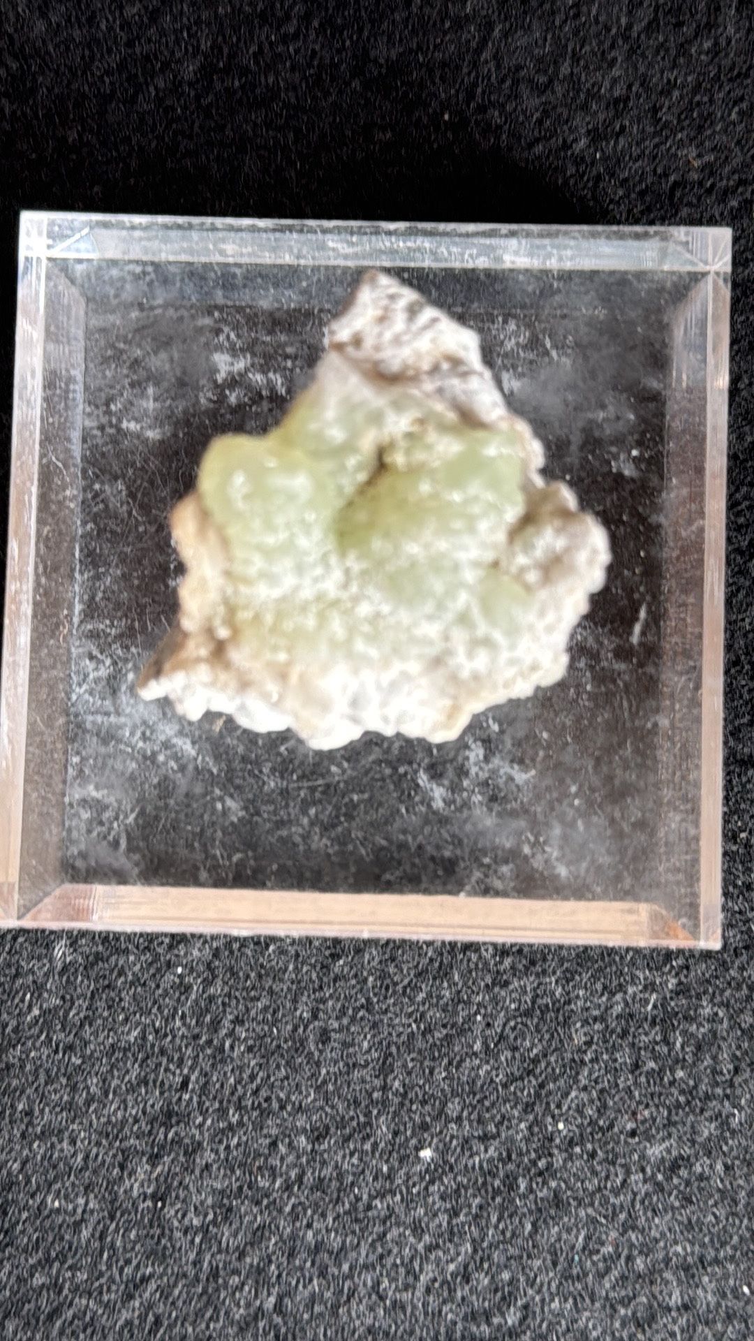 Prehnite After Laumontite