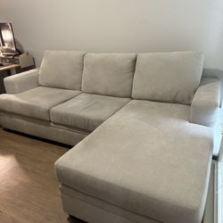 96” Sofa With Reversible Chaise