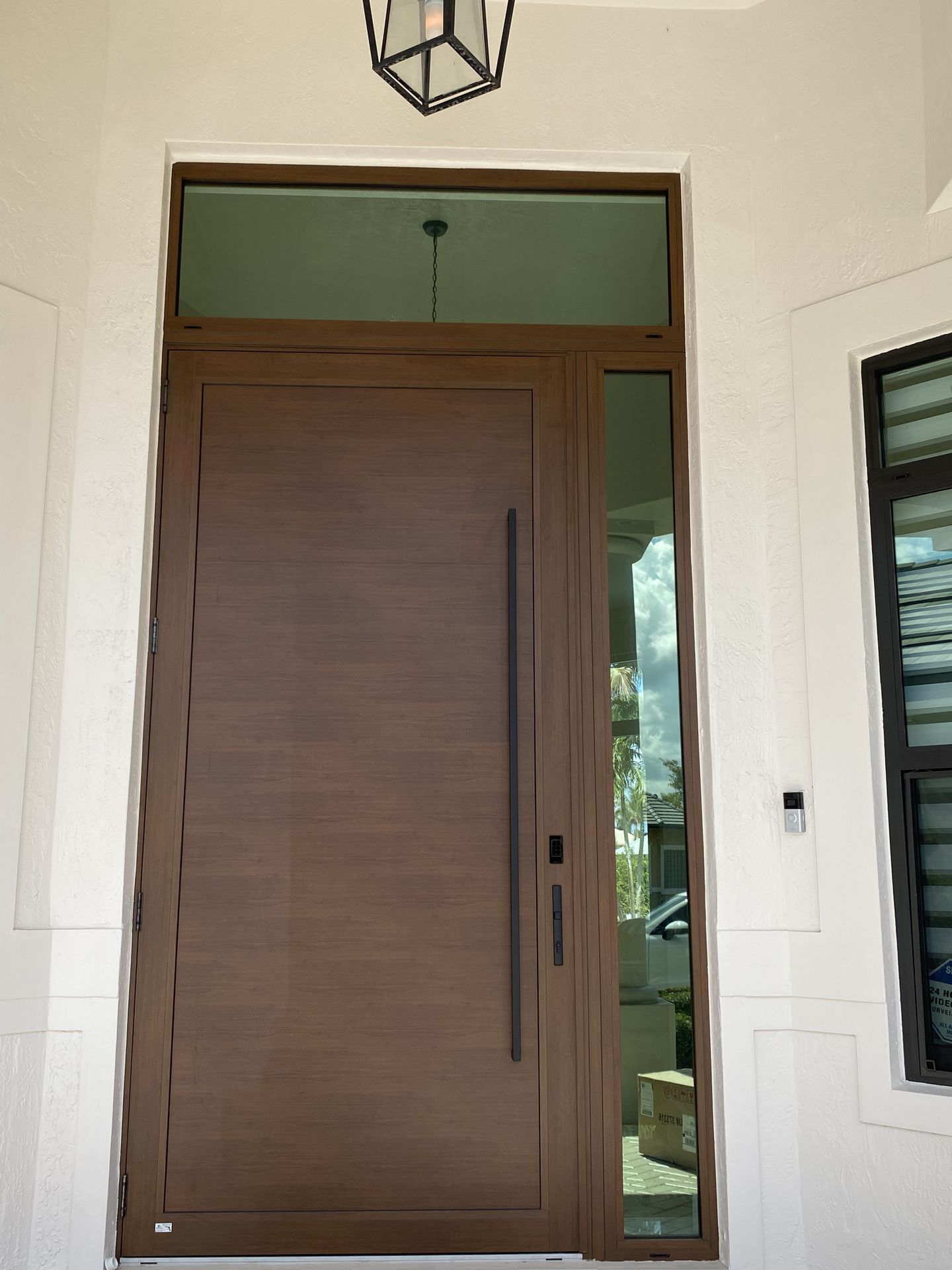 INSANE!!! CUSTOM WOOD GRAIN FINISH ALUMINUM IMPACT DOORS ALL SIZES