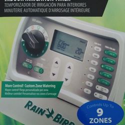 Rain Bird Sprinkler/Irrigation System Timer/Controlyler, 9-Zone/Station 