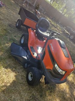 Riding mower 46" with trailer