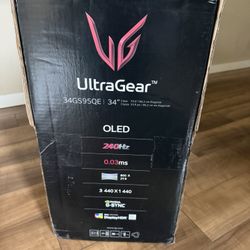 LG 32” OLED Curved Monitor