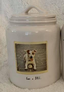 Rae Dunn Pet Canister