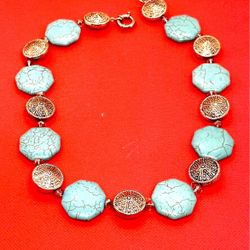 Fashion Turquoise Southwestern Necklace