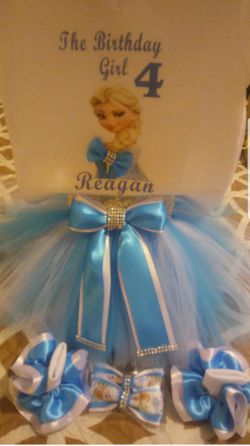 Little girls BIRTHDAY tutu outfit