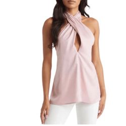 Vici Cross Over Halter Top New 