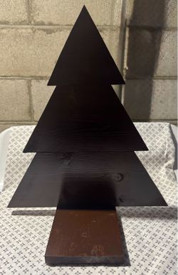 Wooden Tree Candle Holder