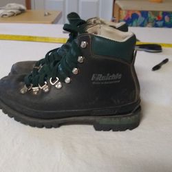 Raichle Mountianering Boots, Black Made In Switzerland
