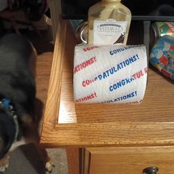 Humorous Congratulations roll of toilet paper