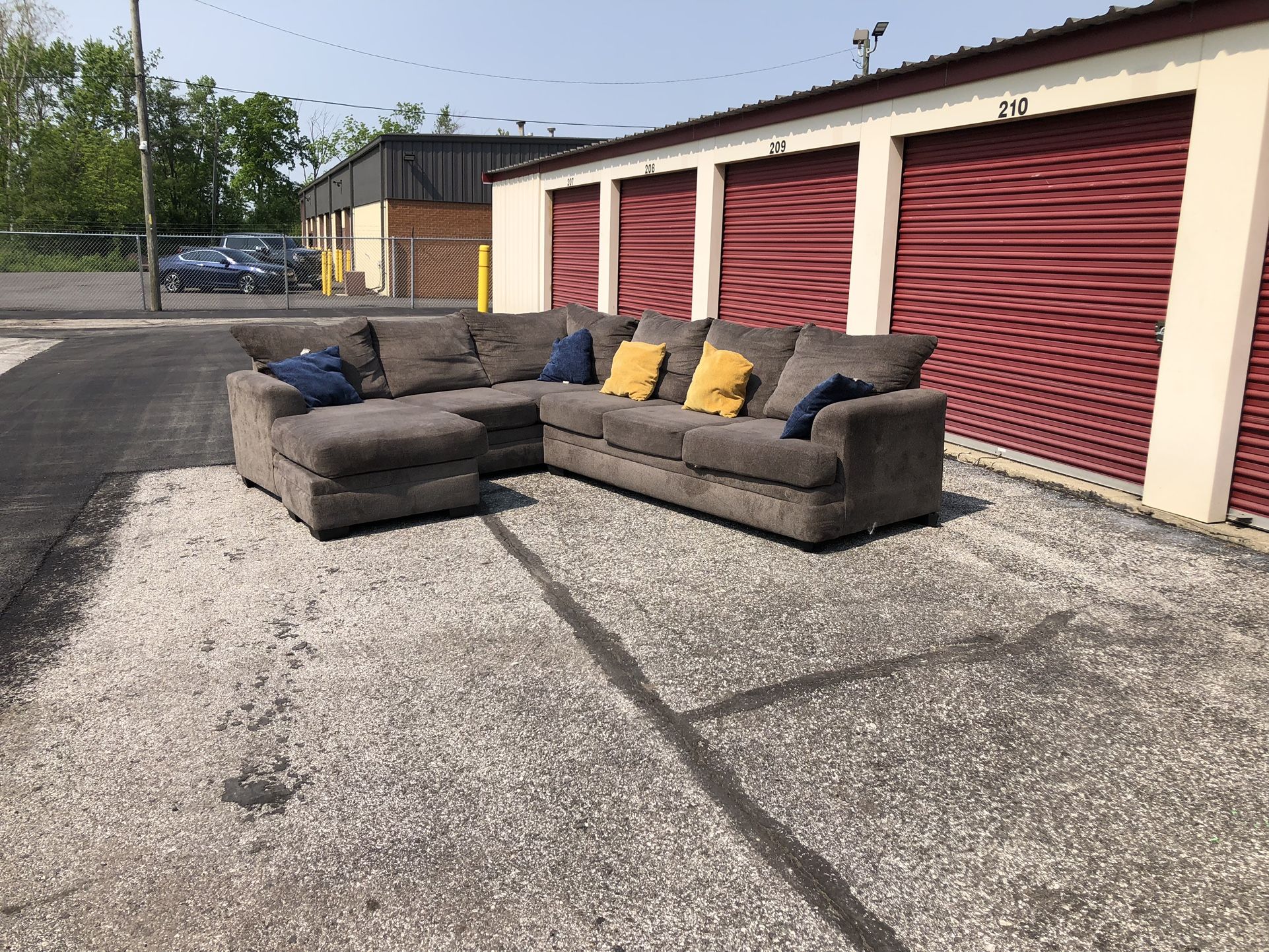 FREE delivery XLarge Sectional Gray Couches Sofas for Sale in Beech