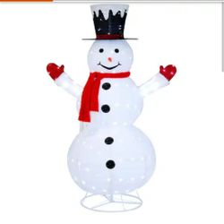 6ft pop up lighted artificial christmas Snowman CM24723US
