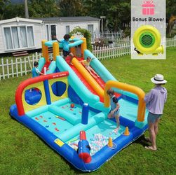 HECCEI Giant Inflatable Water Bounce House