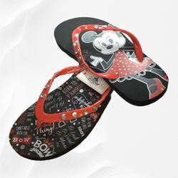 Disney Parks ~ Minnie Mouse ~ Flip Flops ~ Size 5