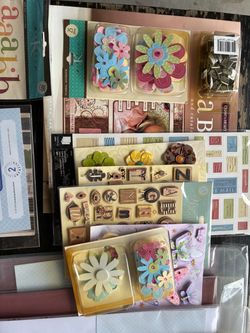 Scrapbooking materials