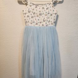 Girls dress light blue