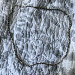 Silver Necklace And Bracelets 