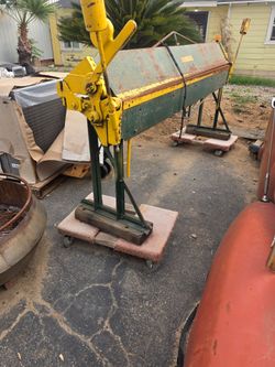 8 ft sheet metal brake