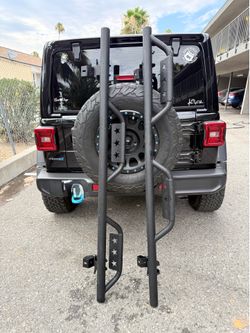 Side Steps for Jeep Wrangler, 4-Door , Anti-Slip Textured Steps