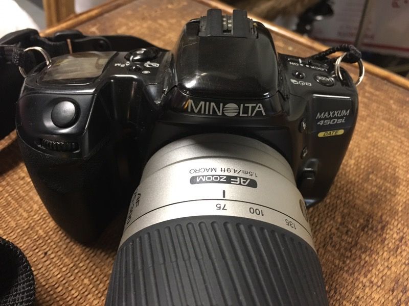 Minolta 35mm (film) camera. (Not digital)