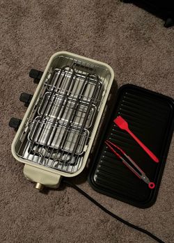 1500w 2-in-1 Indoor Grill w/ Accessories