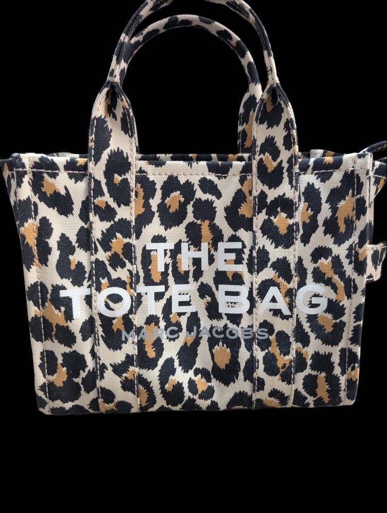 Marc Jacobs Off-White The Leopard Mini Traveler Tote