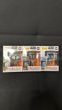 Funko Pop Star Wars Mandalorian 352 348 326 New $10 EACH