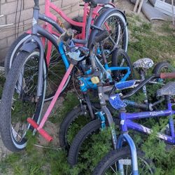 6 Bikes, 1 Scooter, & Electric Car