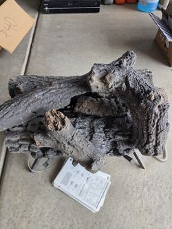 Gas Fireplace Ceramic Logs
